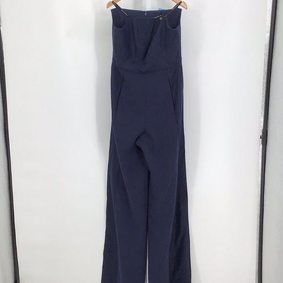 Black halo size2  blue romper - Picture 1 of 3